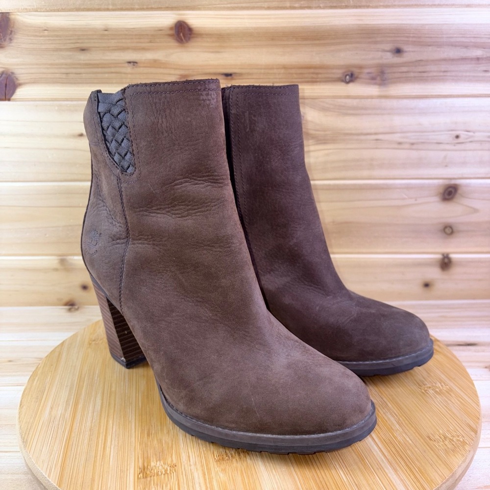 Timberland Boots Womens 9 Brown Earthkeepers Stratham Heights Ankle Boots